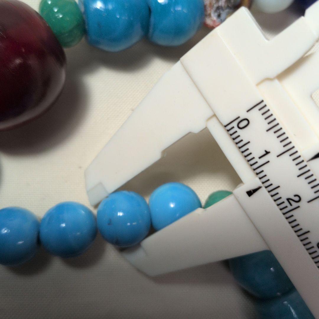 アイヌ　タマサイ　首飾り　とんぼ玉　ガラス玉