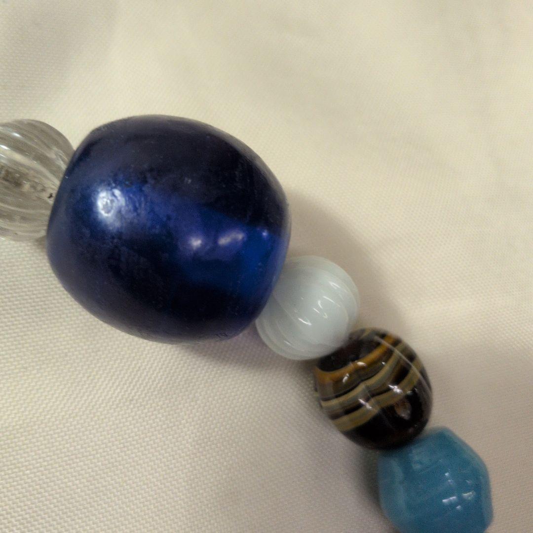 アイヌ　タマサイ　首飾り　とんぼ玉　ガラス玉