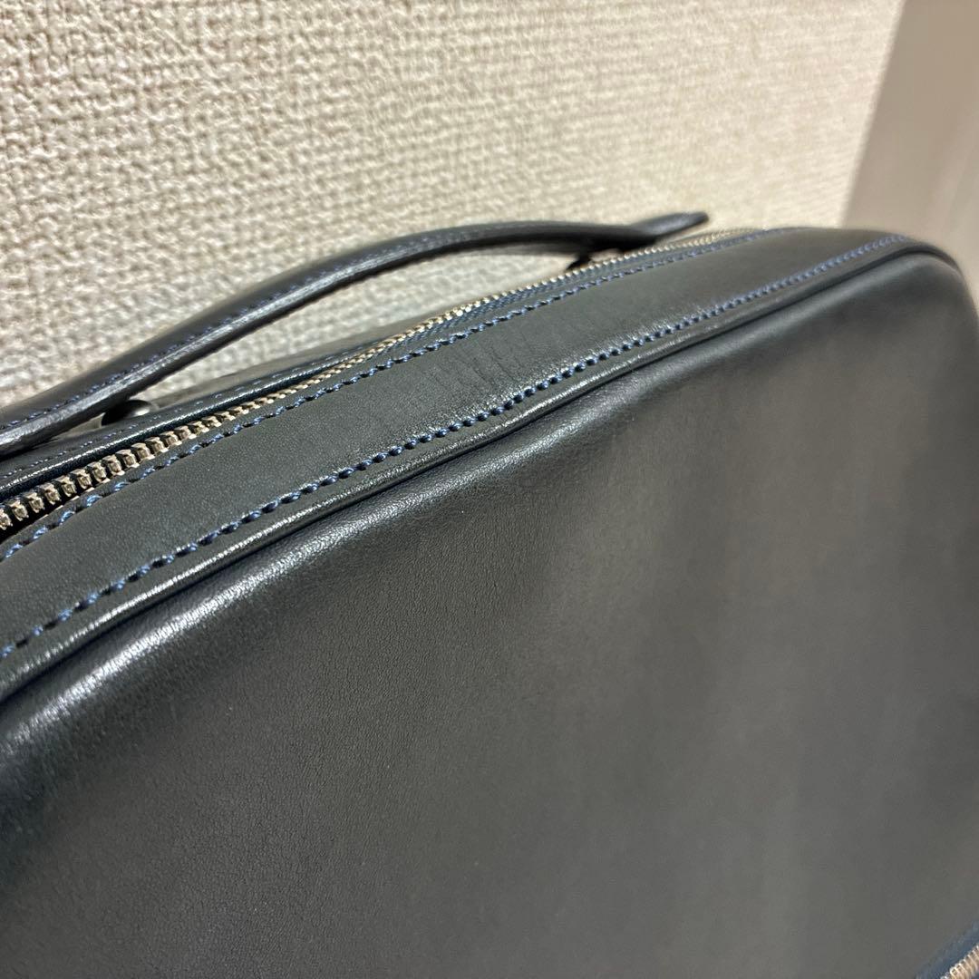 セール 万双 双鞣和地 ビジネスリュック ネイビー