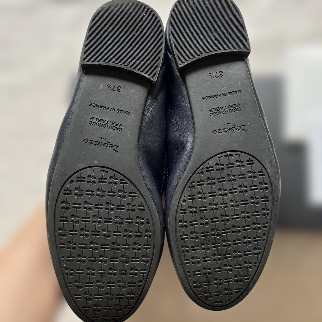 repetto ネイビー バレエシューズ