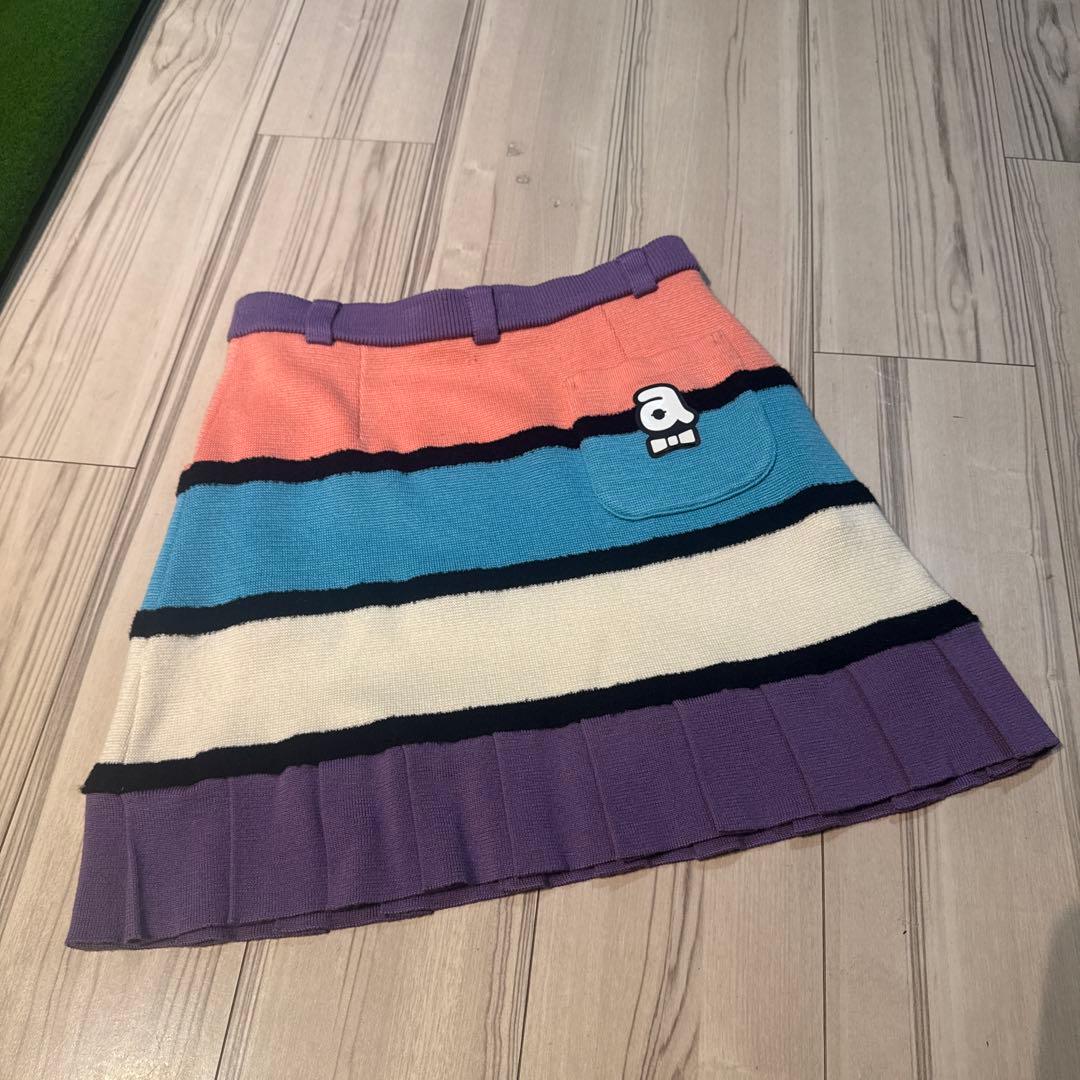 アルチビオ　カラフルストライプニットスカート