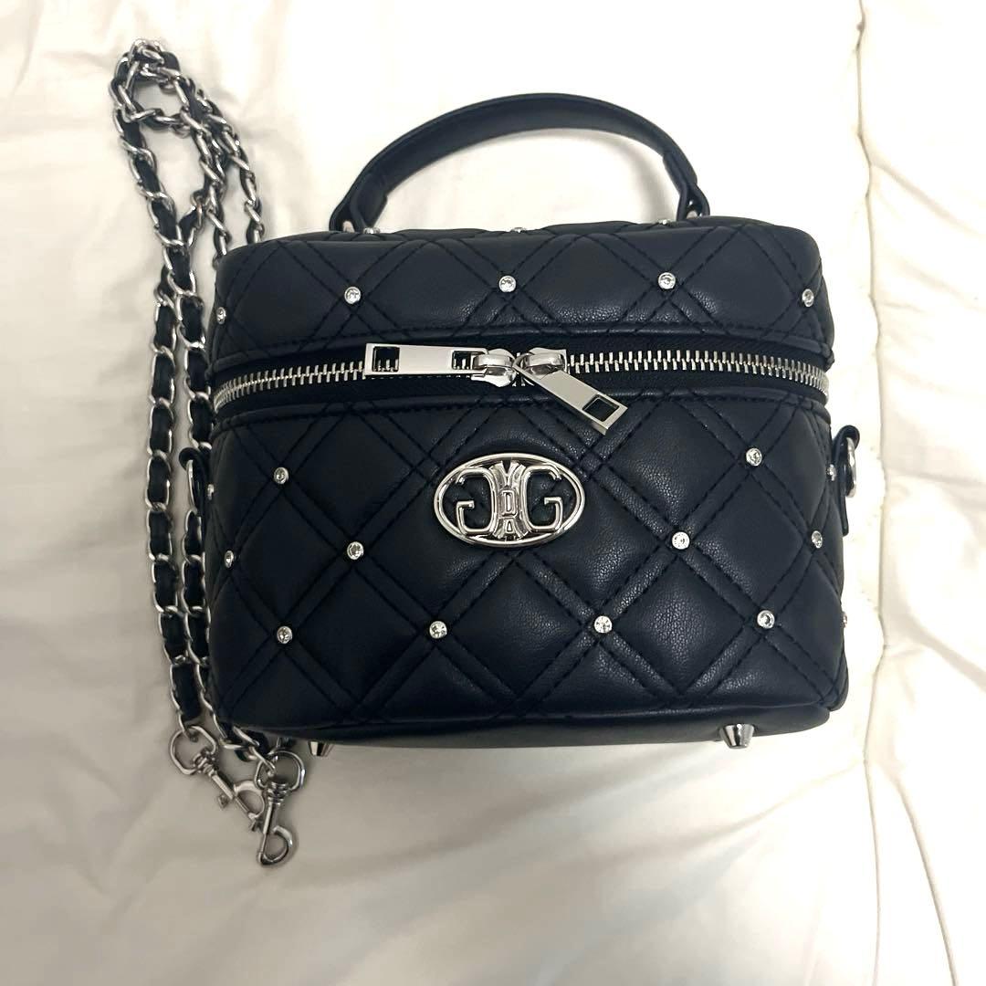 GYDA ラインストーンキルティングバッグ