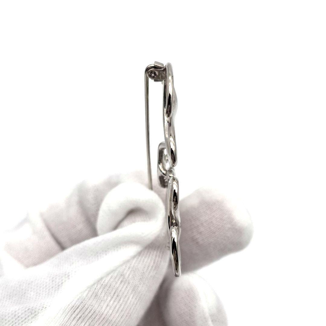 ✨美品 箱付き✨LOEWE アナグラム ブローチ シルバー