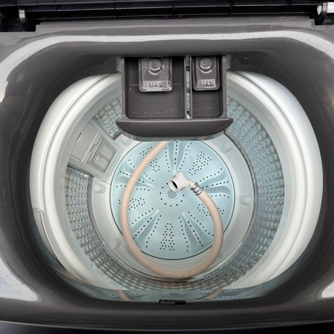 131⭐️2024.23年製★アイリス冷蔵庫ハイアール洗濯機ブラック黒　家電セット