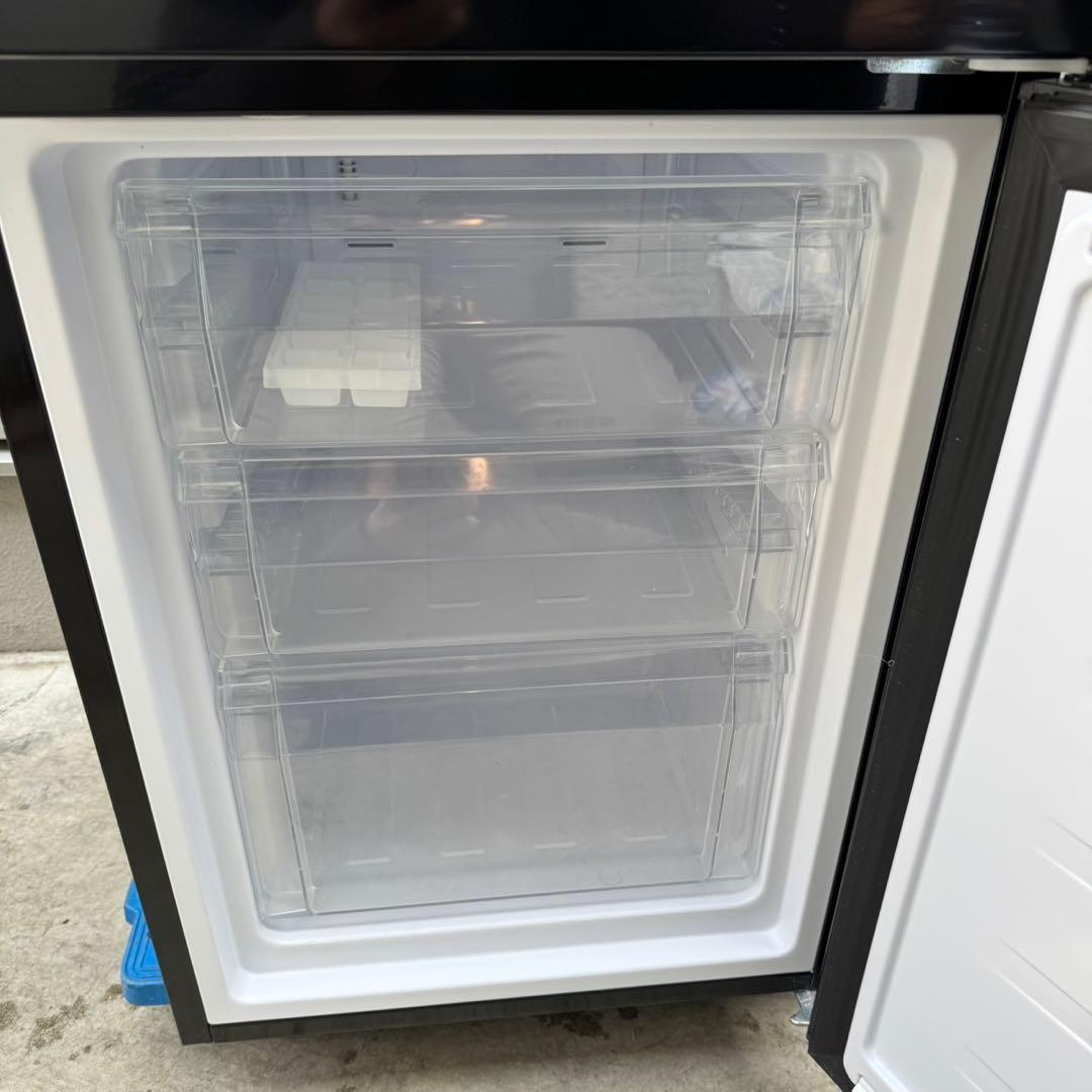 131⭐️2024.23年製★アイリス冷蔵庫ハイアール洗濯機ブラック黒　家電セット