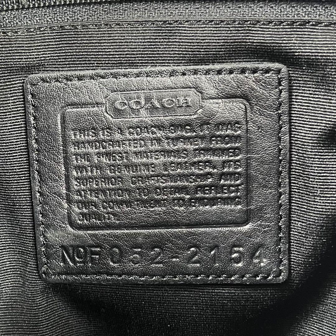 バッグ Coach Hobo Hand Bag Signature Black