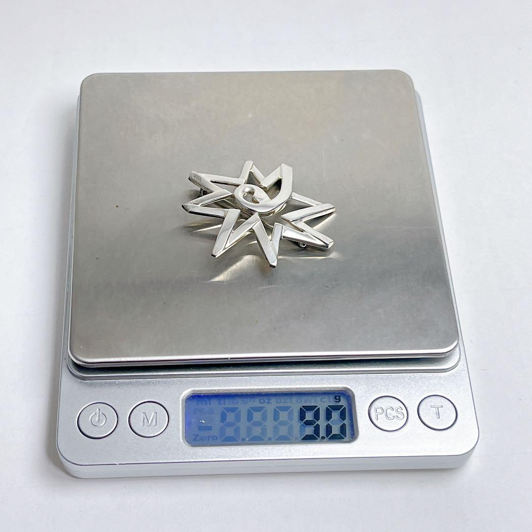 ティファニー　ボリューム　スター　ブローチ　925