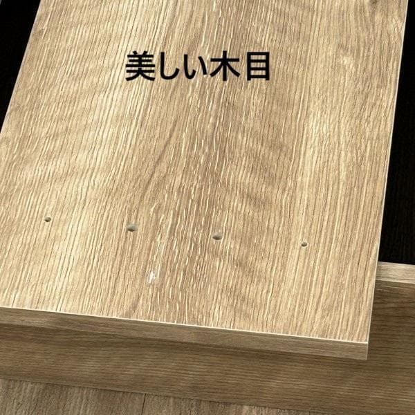 №6052【新品】重厚感たっぷりの木製ベッドフレーム【OUTLET】