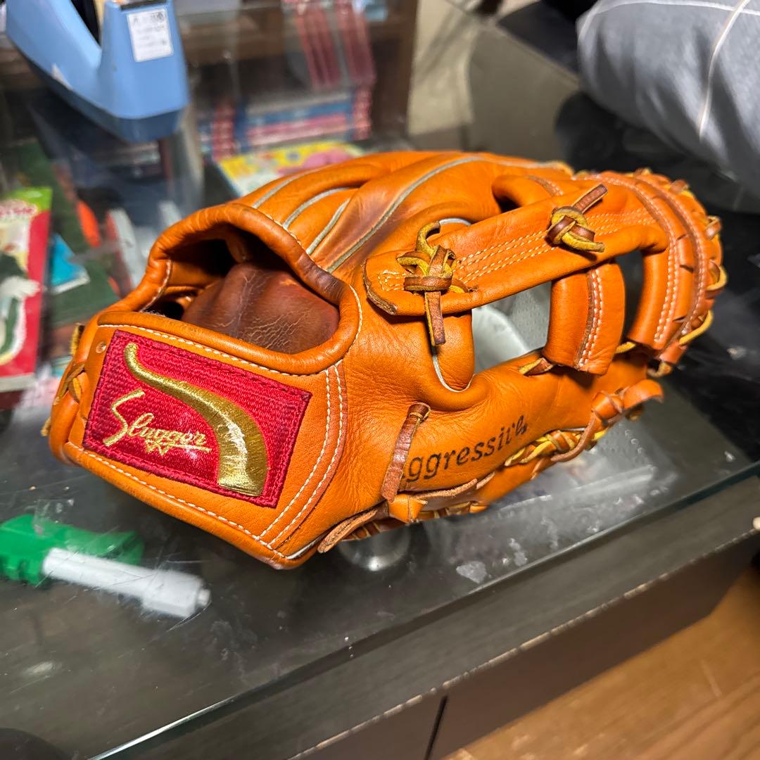 Slugger 軟式グローブ KSN-YH46 オレンジ