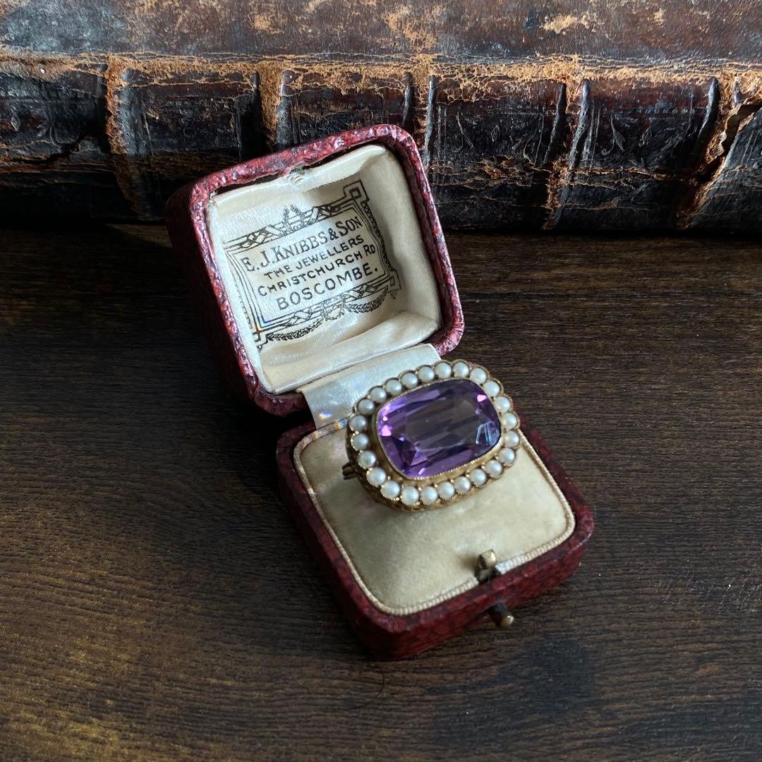 【最終価格】英国アンティークジュエリーボックスE.J.KNIBBS&SON