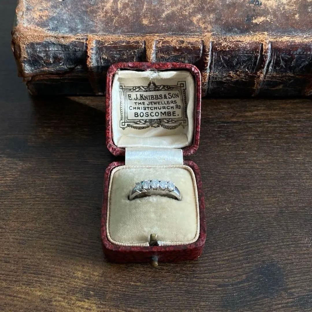 【最終価格】英国アンティークジュエリーボックスE.J.KNIBBS&SON