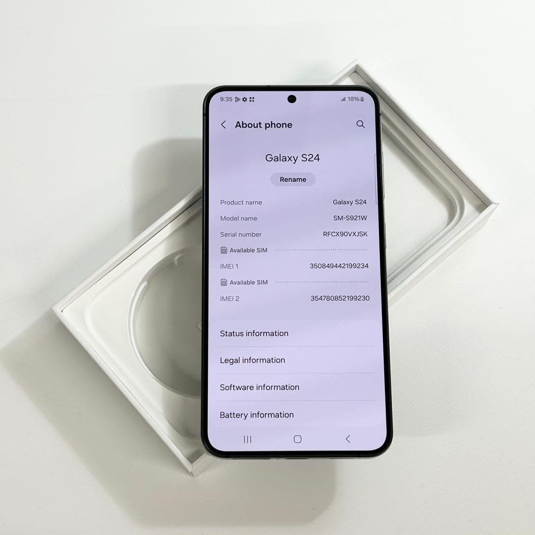 【新品同様】不具合なし　ギャラクシー S24｜128gb｜SIMフリー