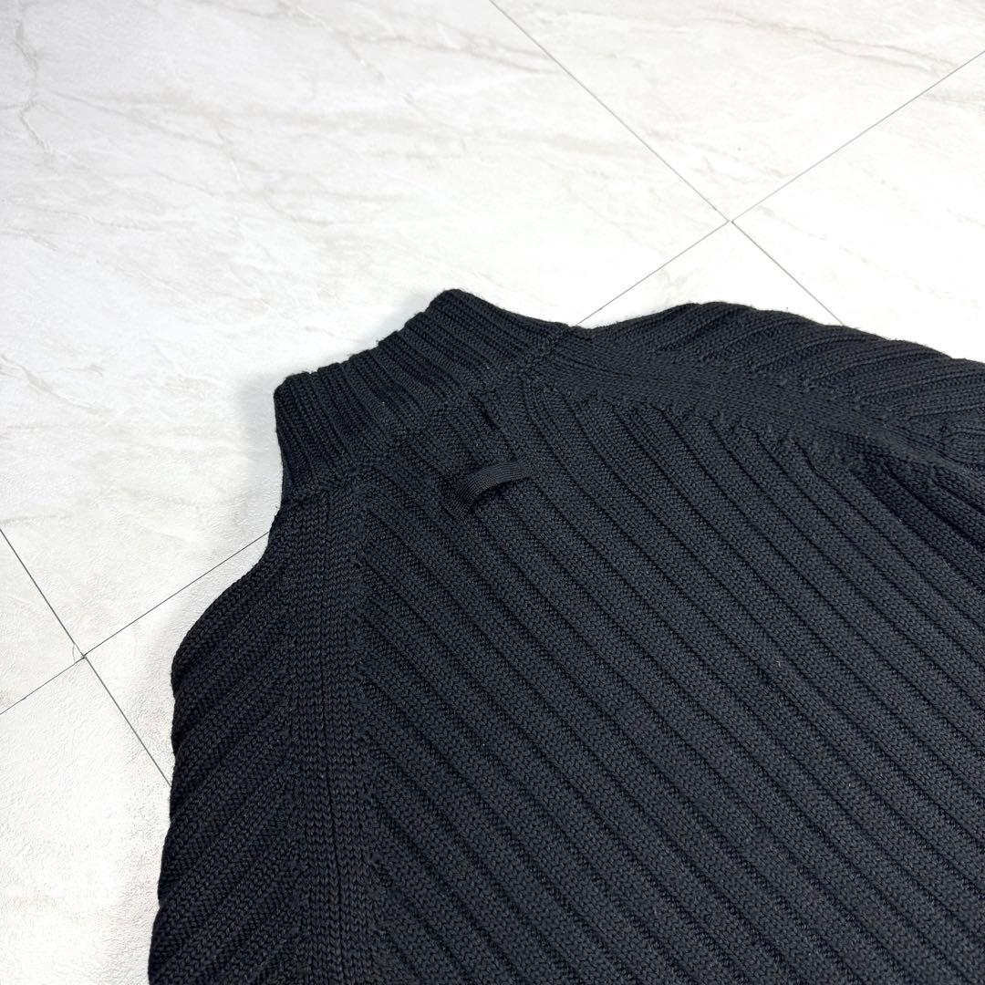 Jean Paul Gaultier ドライバーズニット フルジップ 46 黒