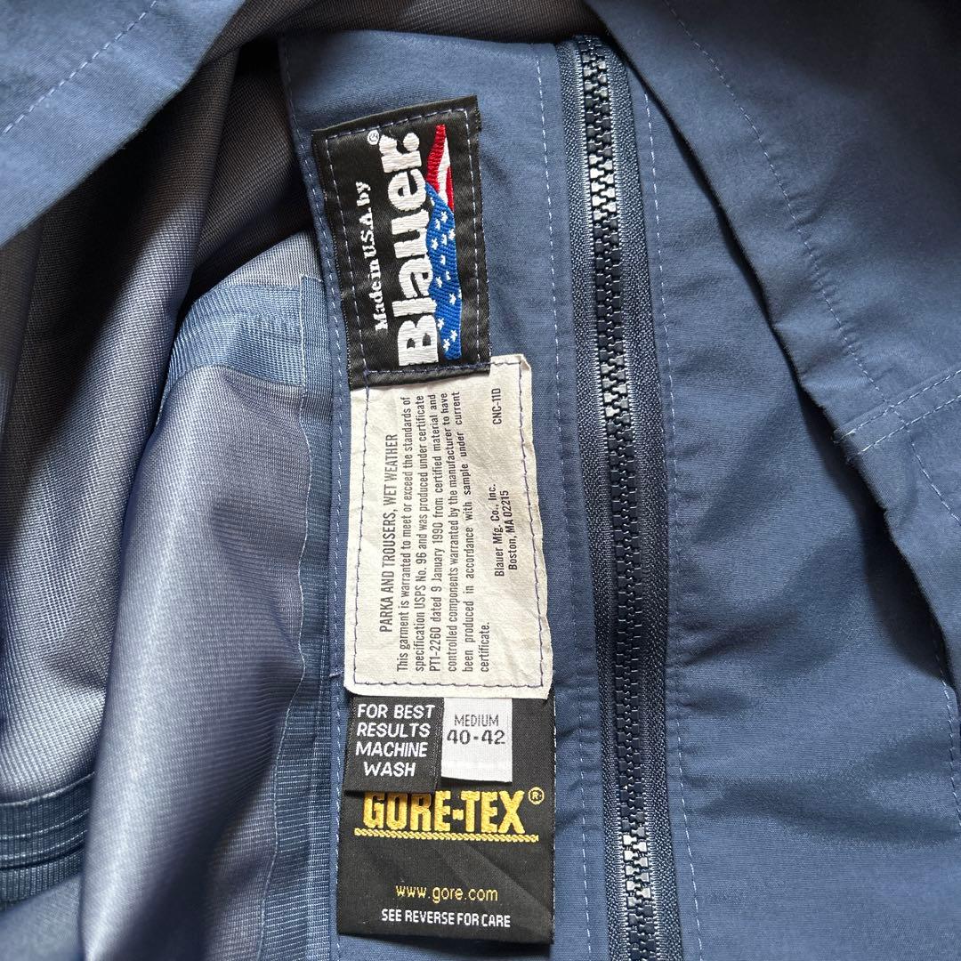 USPS goretex フード付きナイロンジャケット ダブルジップ