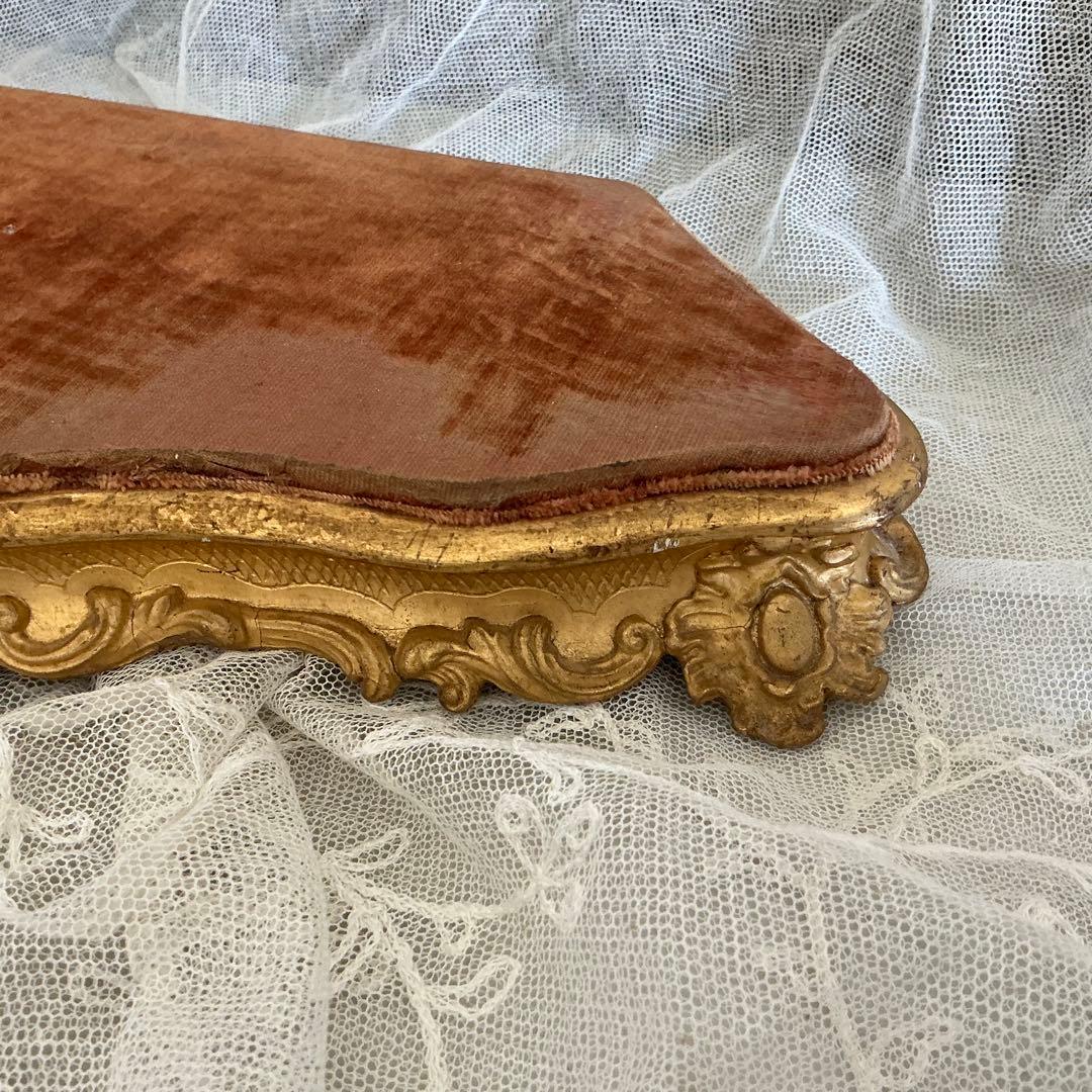 ♡希少♡　フランス　アンティーク　ディスプレイ台　台座　ポワドレ