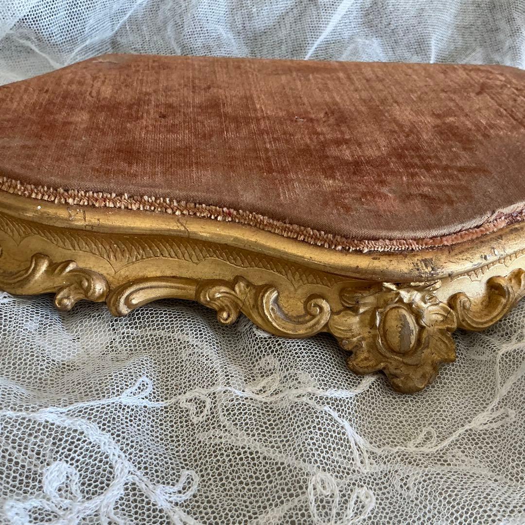 ♡希少♡　フランス　アンティーク　ディスプレイ台　台座　ポワドレ