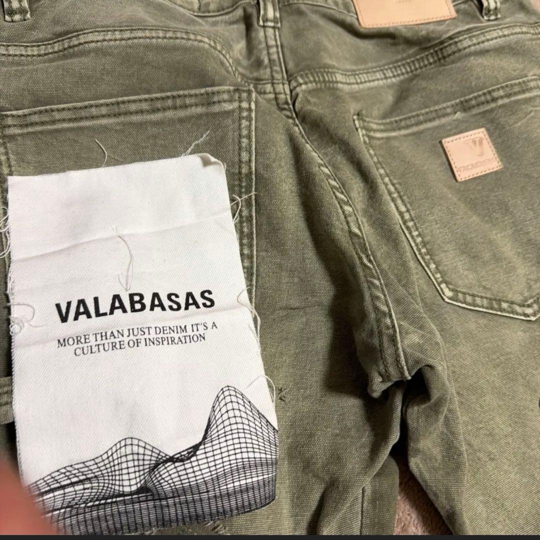 バラバサス グリーンスターフレアデニム 30