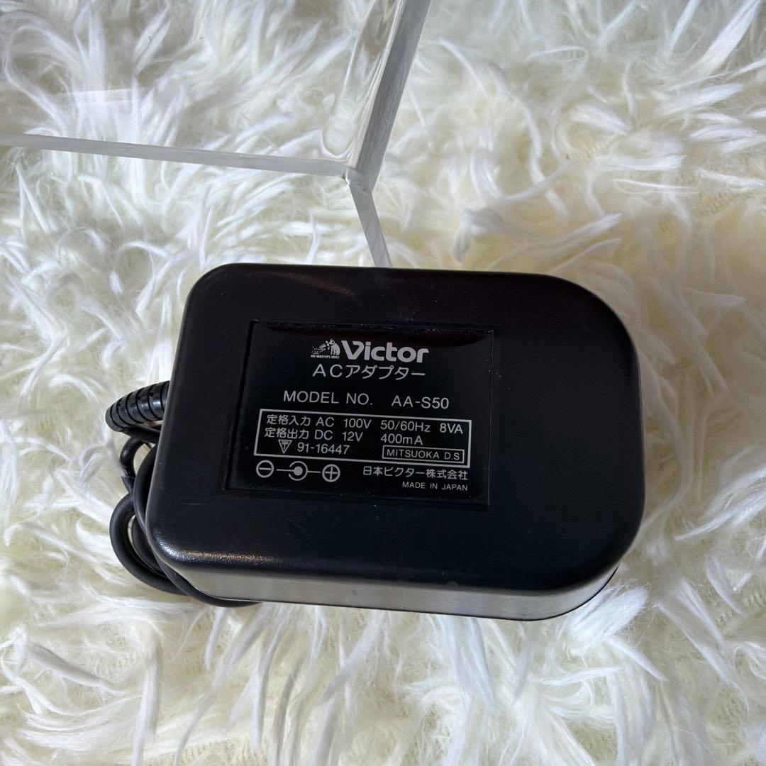 【極美品】Victor ビクター RC-W5 赤色 ラジカセ　動作確認済