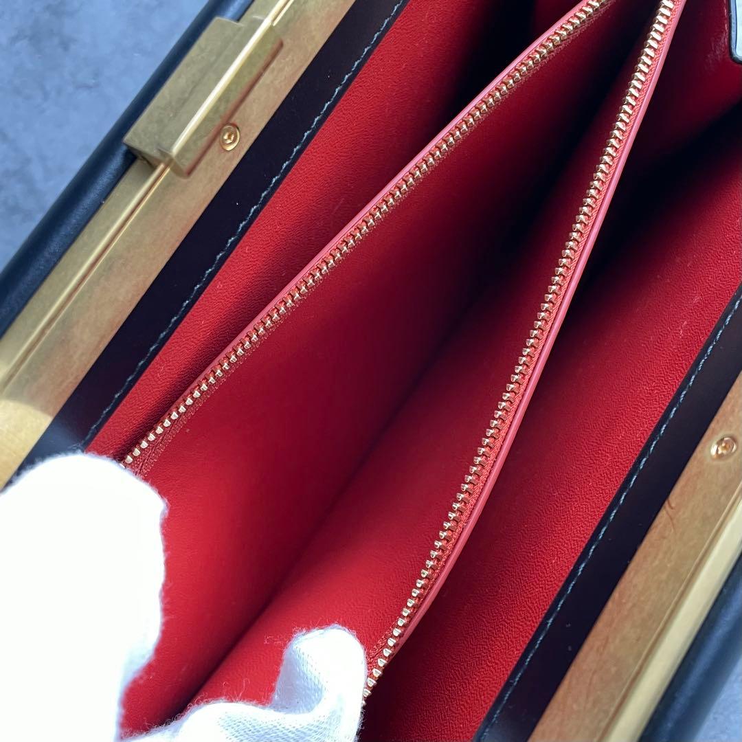 未使用に近い✨ セリーヌ CELINE フィービー期 クラスプミディアム 黒色