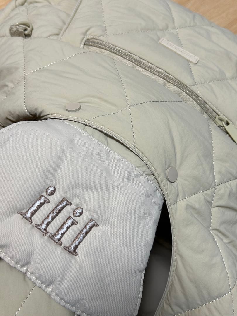 【mi】moncheri キルティングフロントリュック S ベージュ