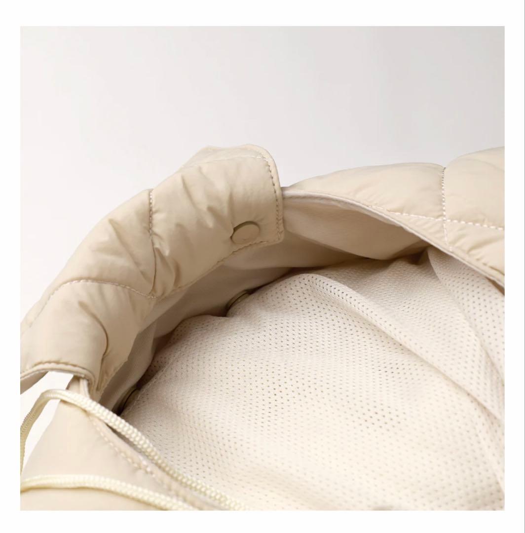 【mi】moncheri キルティングフロントリュック S ベージュ