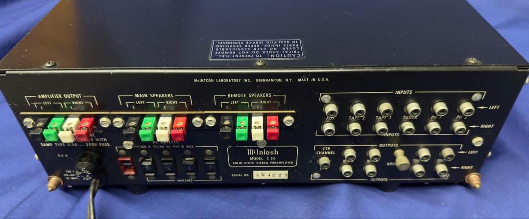 McIntosh C 26 マッキントッシュ　プリアンプ