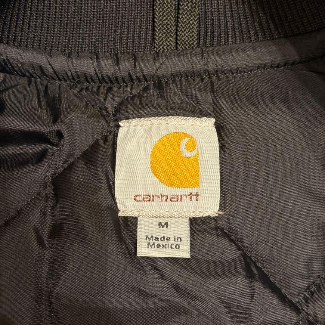 極美品Carhartt カーハート ダックベスト M 黒 メキシコ製