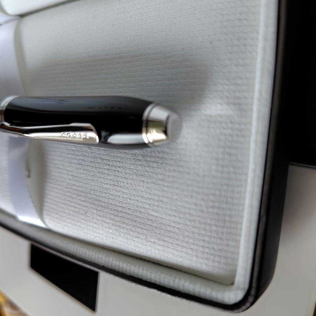 廃盤お買得CROSS タウンゼントブラックラッカーロジウムプレートケース付未使用