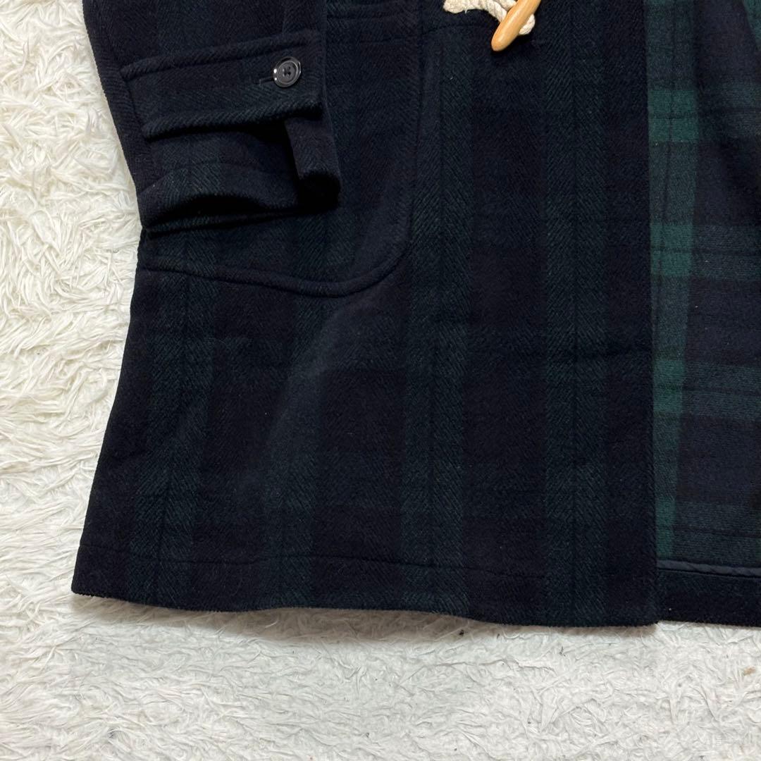 チャップス ラルフローレン ダッフルコート ブラックウォッチ イタリア生地 L