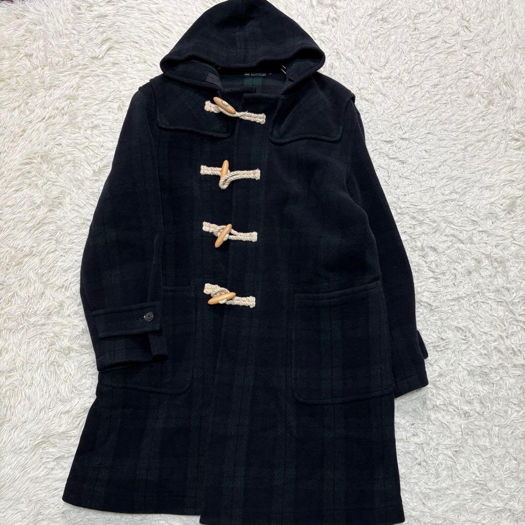 チャップス ラルフローレン ダッフルコート ブラックウォッチ イタリア生地 L