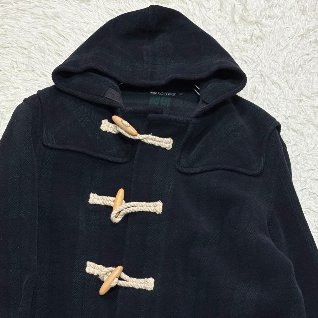 チャップス ラルフローレン ダッフルコート ブラックウォッチ イタリア生地 L