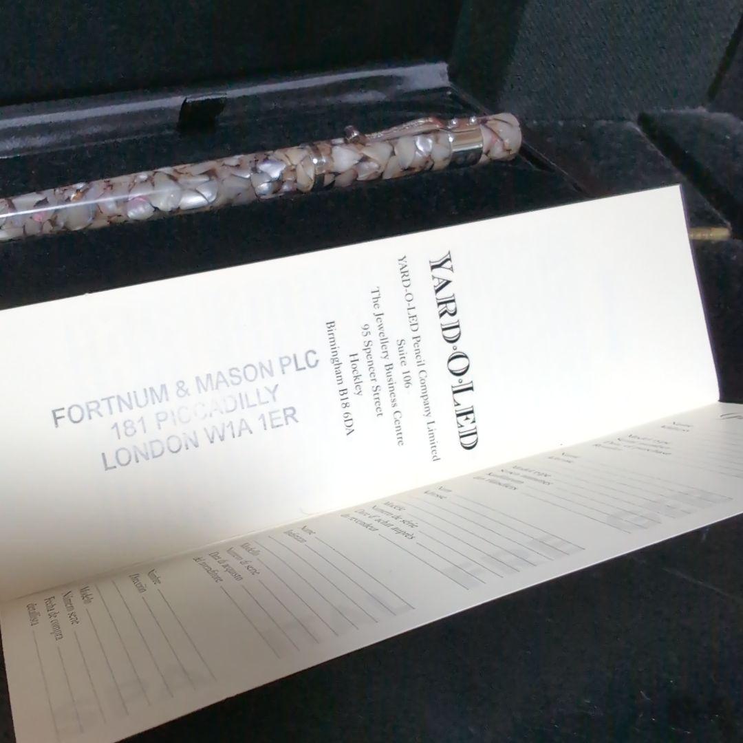 【希少♪】 ヤード・オ・レッド YARD・O・LED 万年筆 パールアストリア