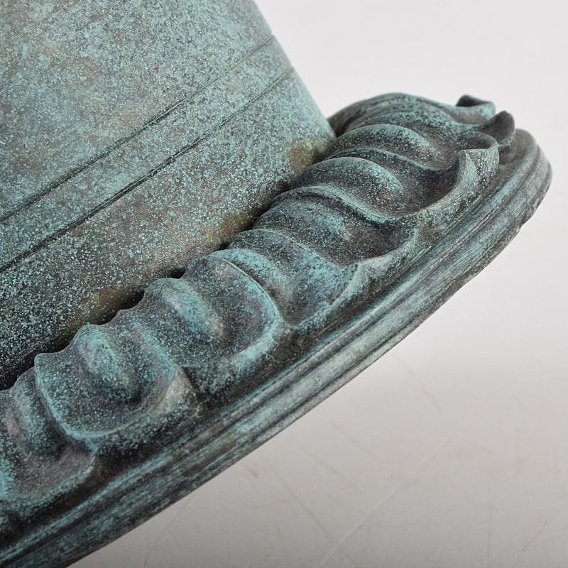 仏教美術　一ノ瀬宗辰作　青銅　経筒　共箱　U　R9520B