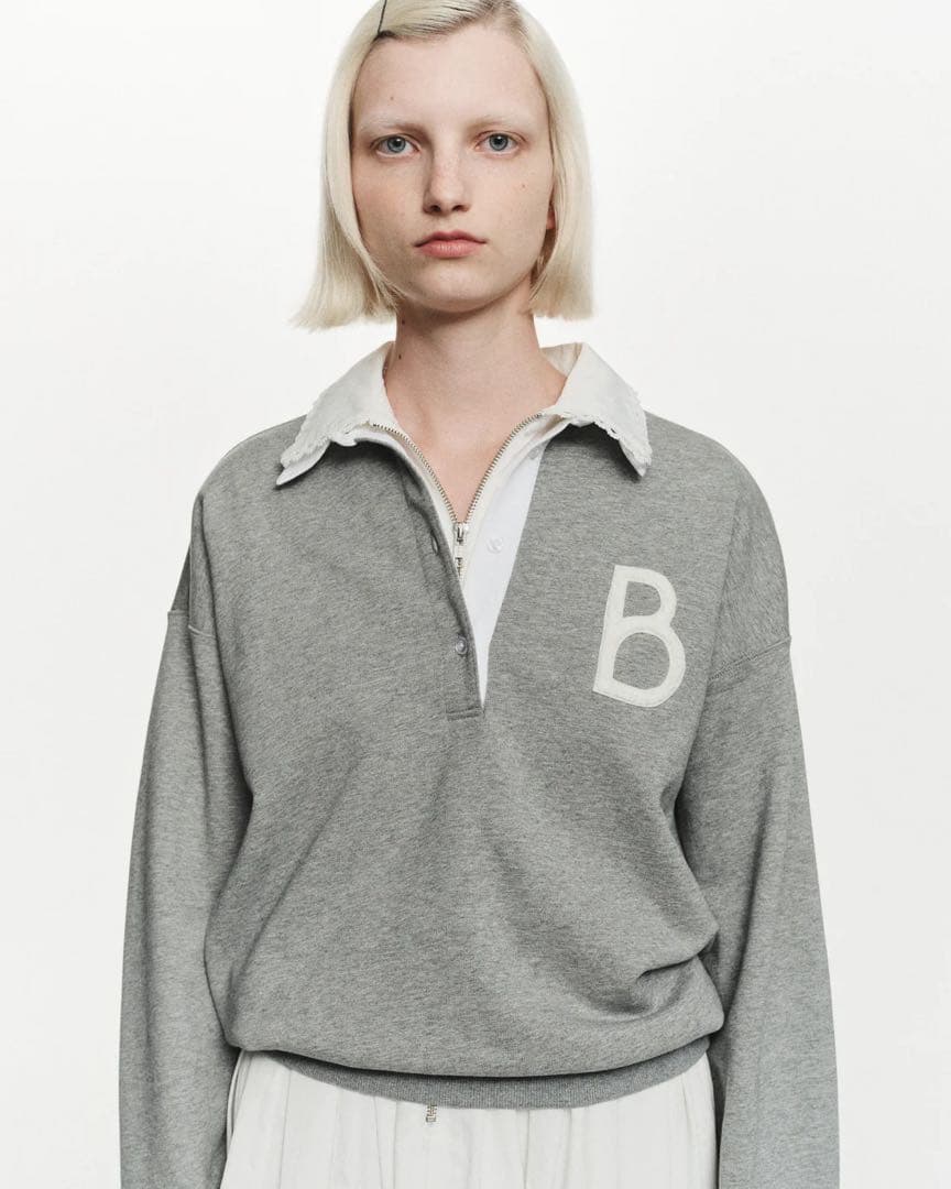 【新品タグ付】Bibiy. ビビィ B. CLUB PREPPY TOP グレー