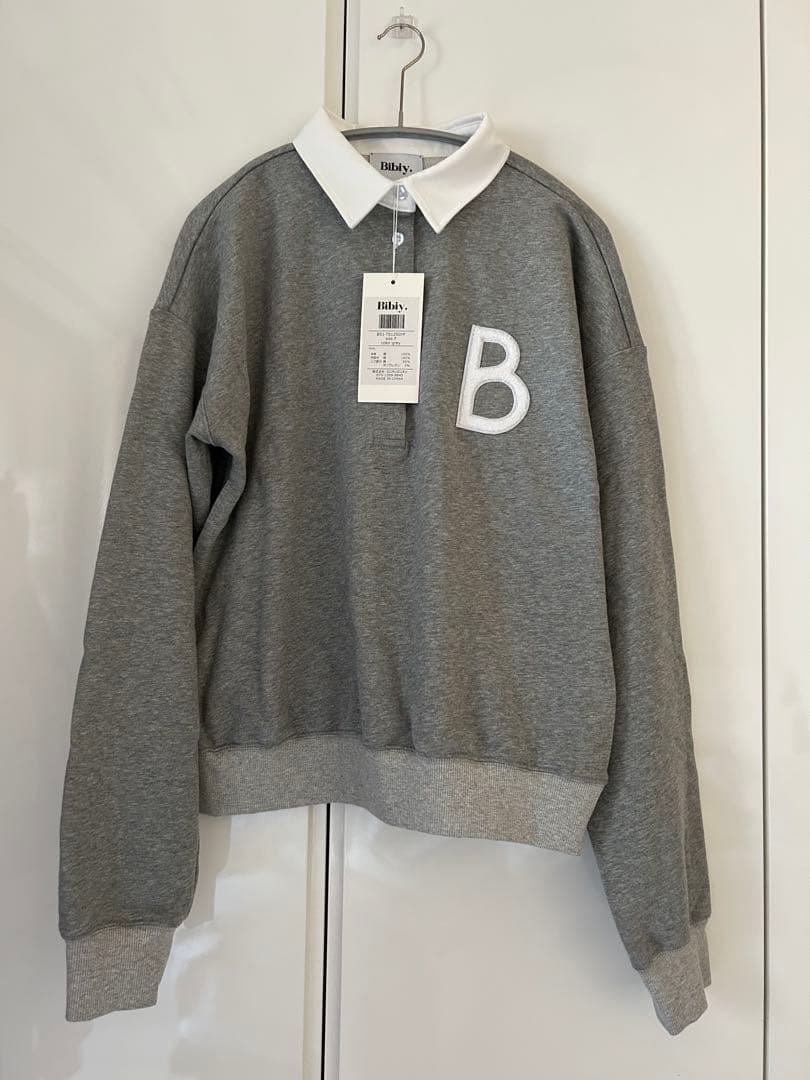 【新品タグ付】Bibiy. ビビィ B. CLUB PREPPY TOP グレー