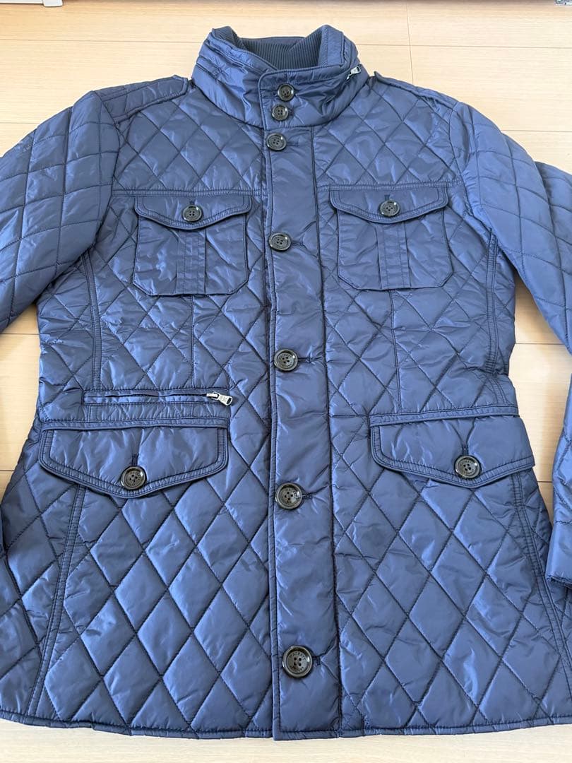 美品　hackett london キルティングジャケット　S ネイビー