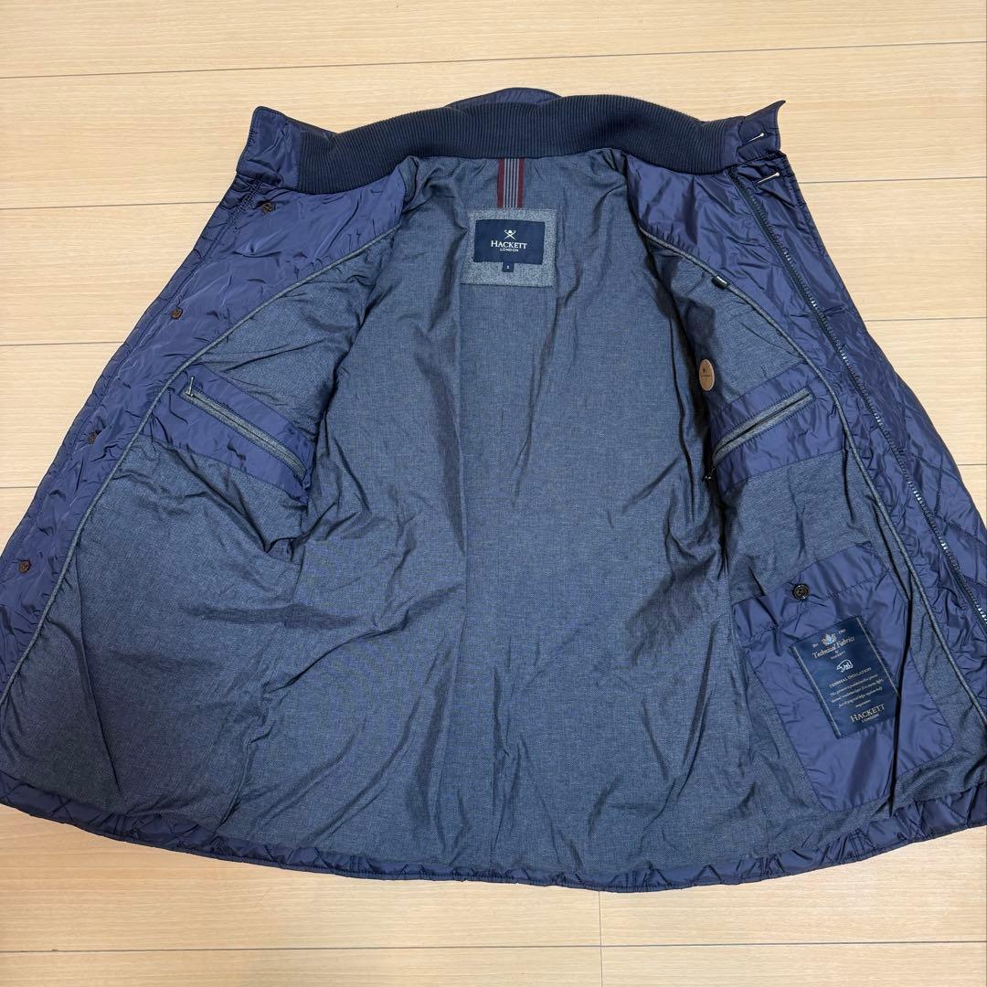 美品　hackett london キルティングジャケット　S ネイビー