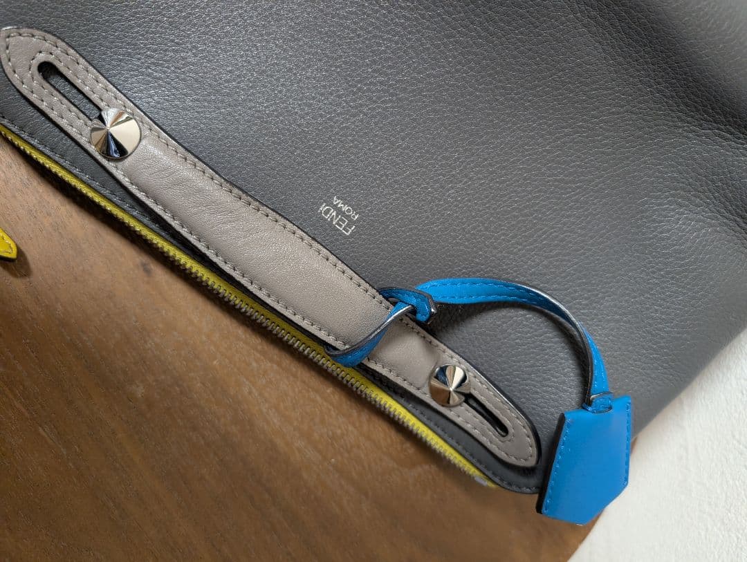 FENDI バイザウェイ ショルダーバック　2way グレー