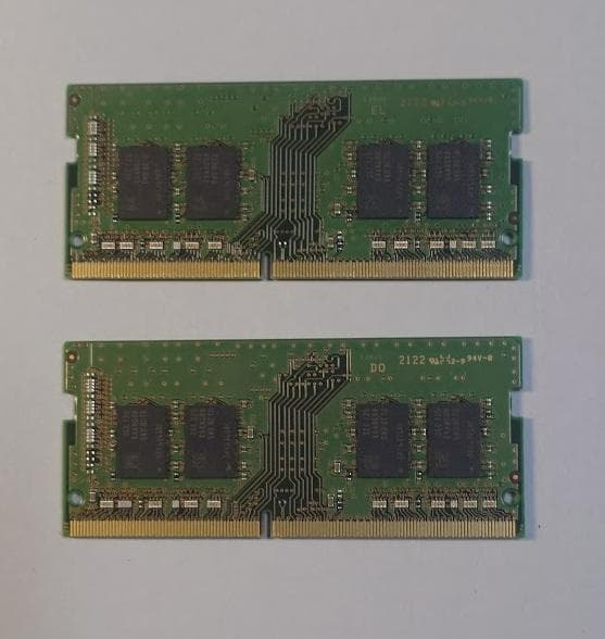 Samsung DDR4 8GB メモリ 2666MHz 260ピン 2枚セット