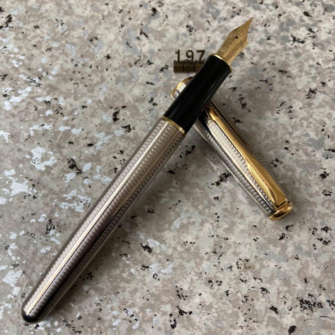 #197 オーバーホール済み 万年筆 パーカー SONNET ソネット 18k