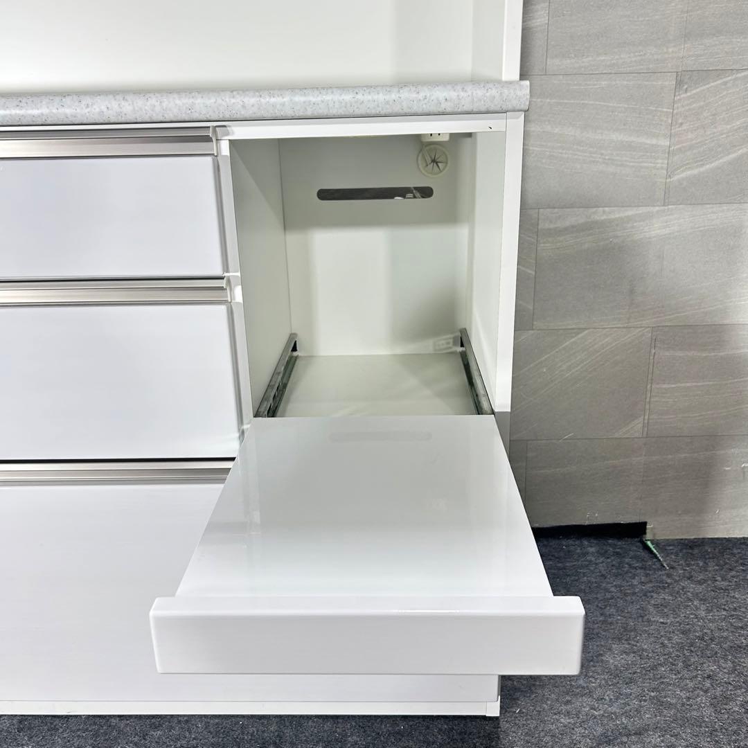 ニトリ 食器棚 アルミナ2 キッチンボード 幅120cm おしゃれ d5132