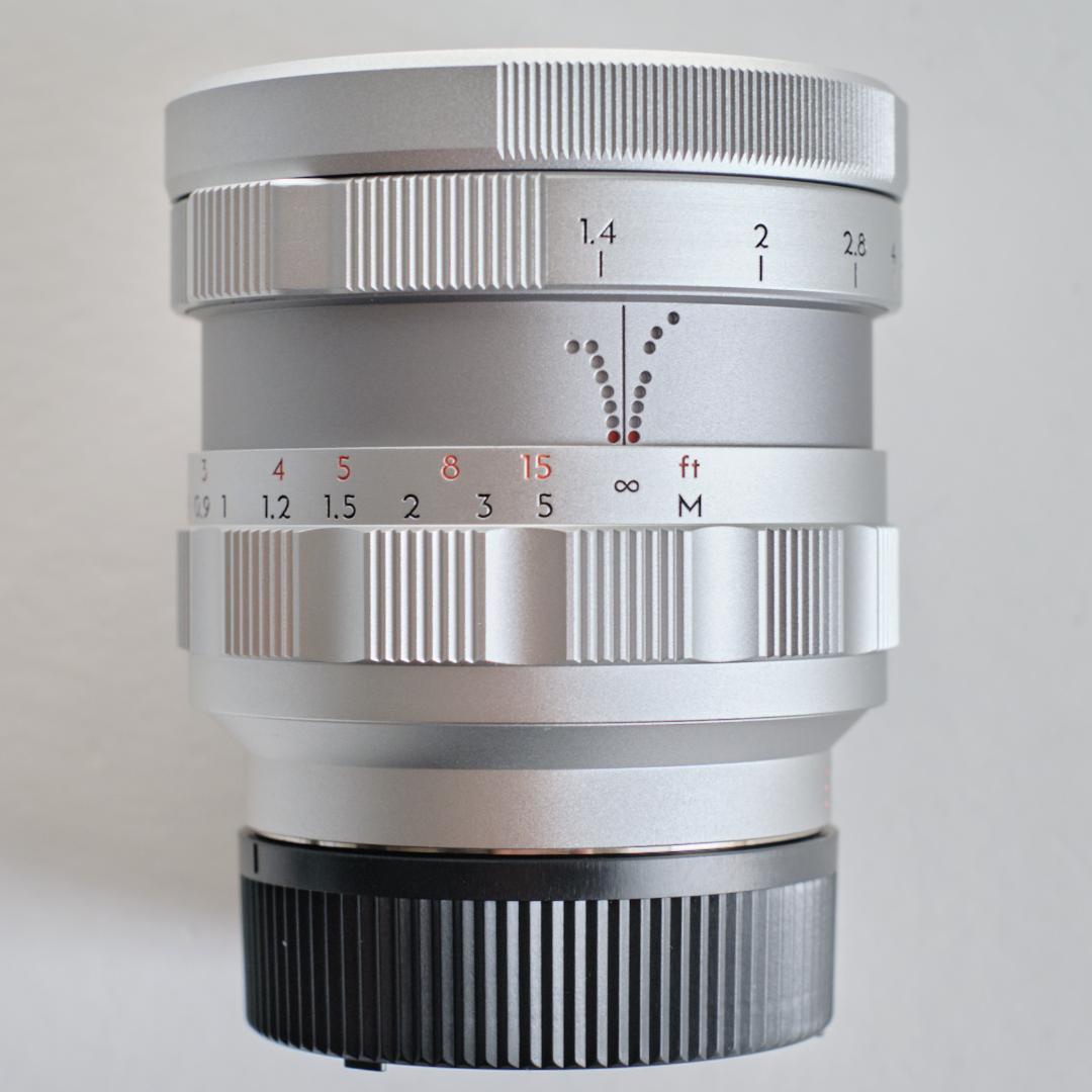 Thypoch Simera 75mm F1.4 M mount シルバー