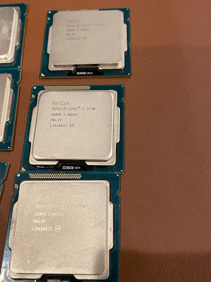 Intel Core i7-3770 CPU 7個セット 動作未確認