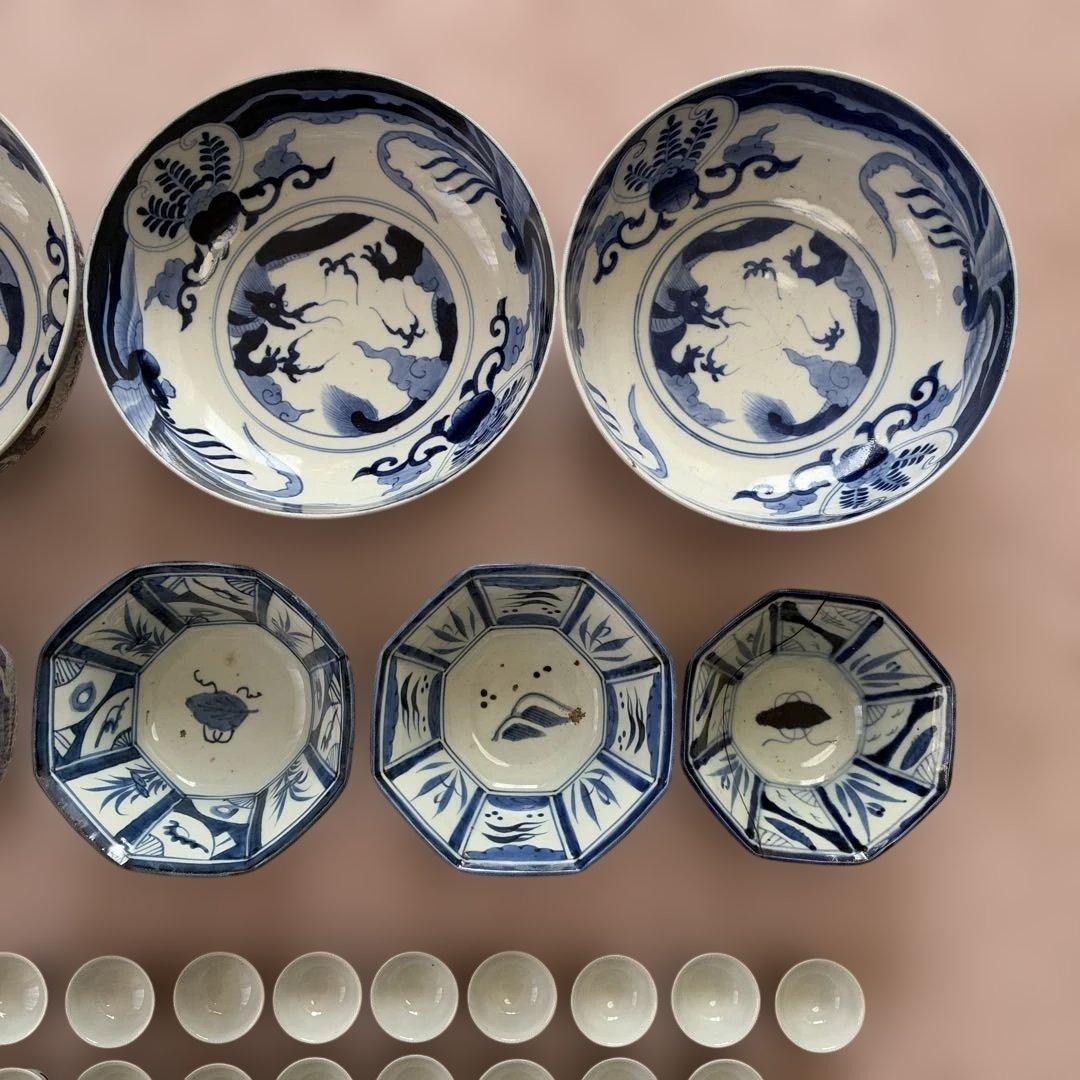 古道具　骨董品　和食器　大鉢　中鉢　小鉢　おちょこ