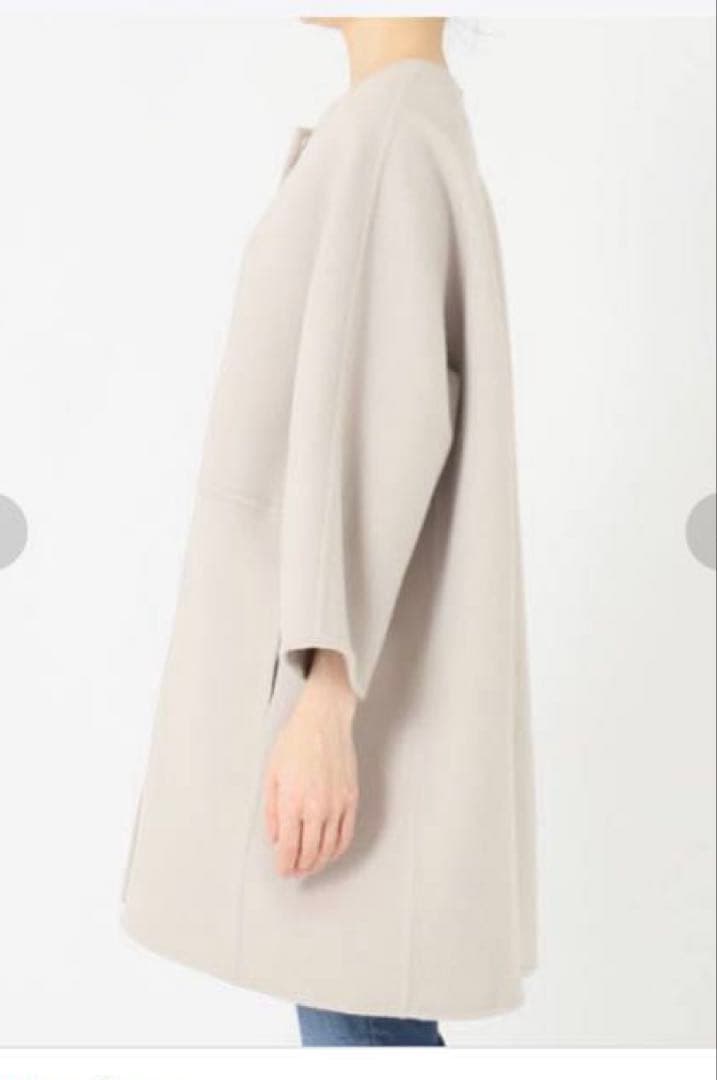 Deuxieme Classeリバーノーカラーコート