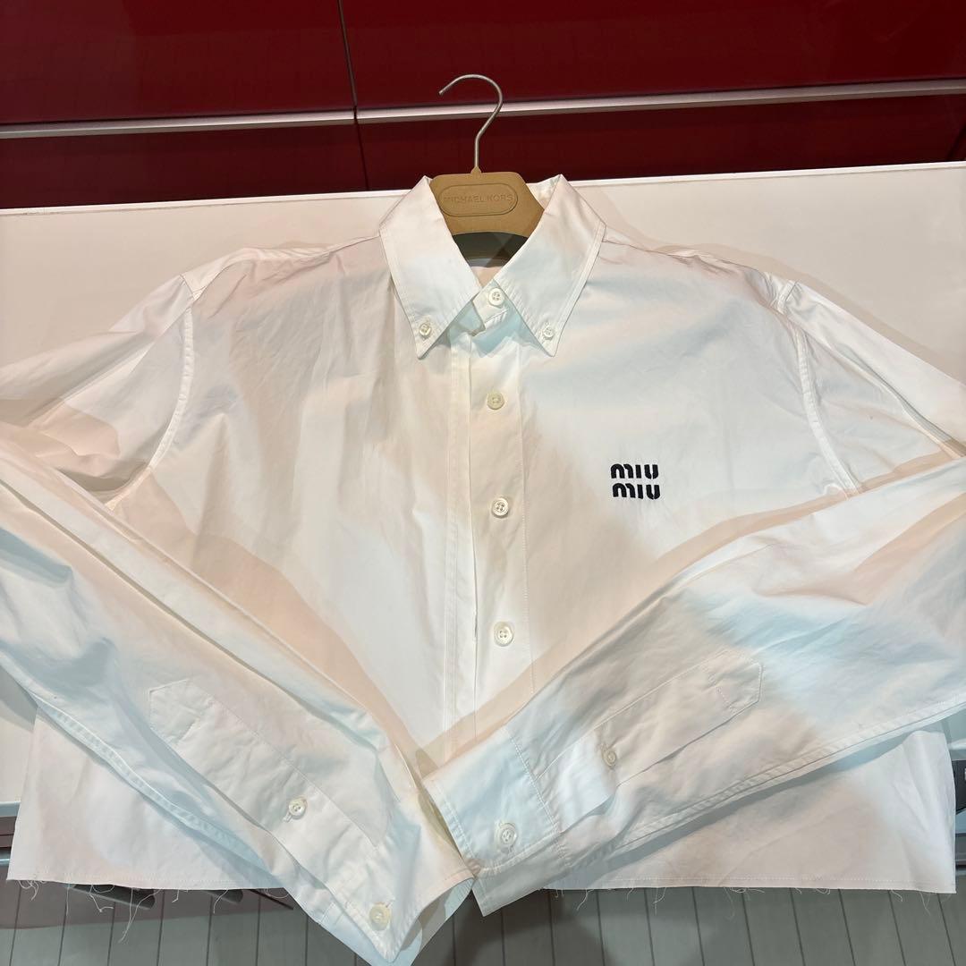 MIU MIU クロップドシャツ40