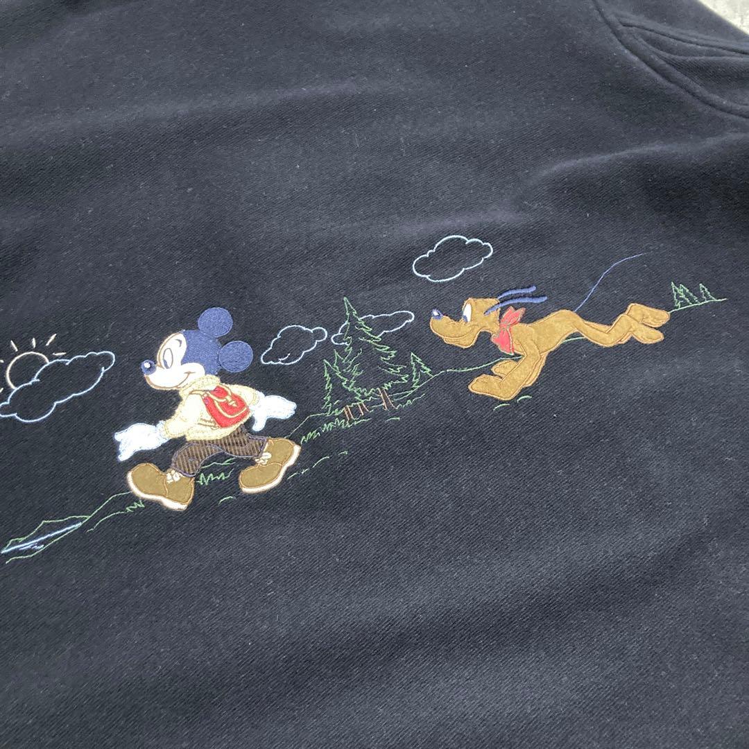 希少 Donaldson 90's DISNEY 刺繍入りウールカシミヤコート