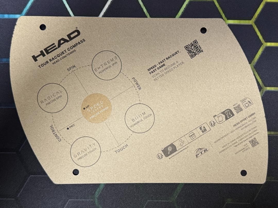 HEAD SPEED MP LEGEND 2025（G2）