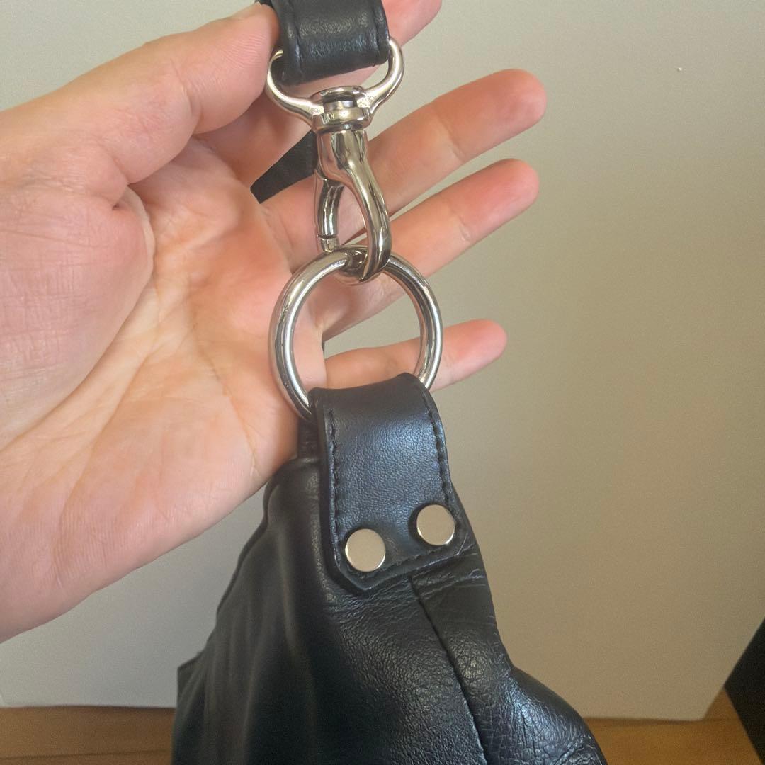 【美品】SALON DE ALFURD レザー　ショルダーバッグ　2way 黒