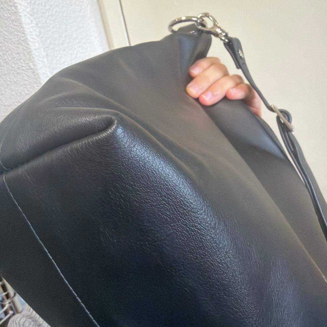 【美品】SALON DE ALFURD レザー　ショルダーバッグ　2way 黒